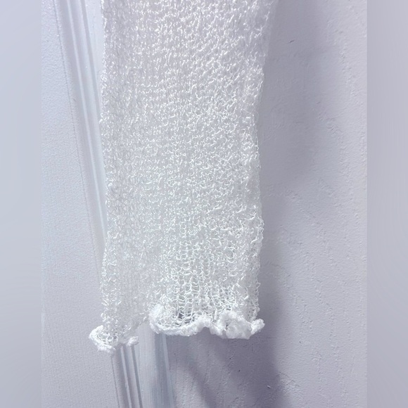 Tranquila Swimwear Beach | Cover Up | White Knit Dress - Small - Medium - Picture 4 of 10